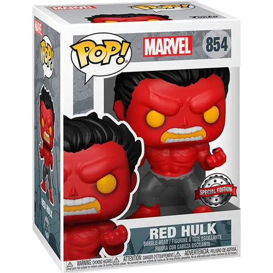 Funko  Marvel- Red Hulk Pop (55084)