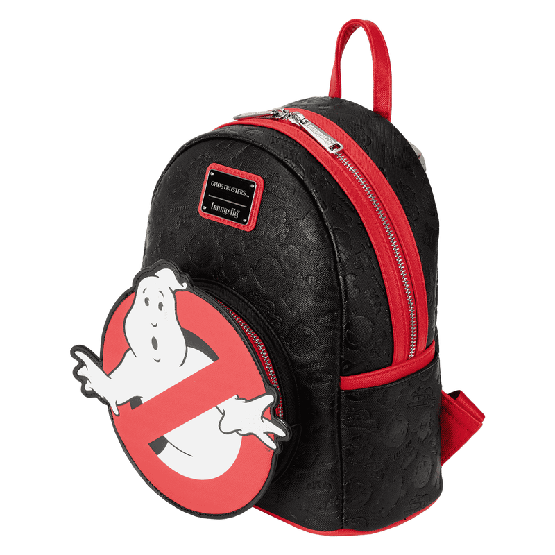 Cazafantasmas - Mini mochila con logo resplandeciente para cosplay