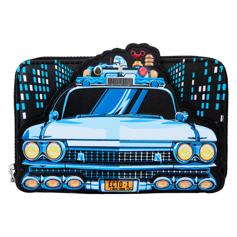 Load image into Gallery viewer, Loungefly Ghostbusters - Ecto-1 Glow Zip Around Wallet
