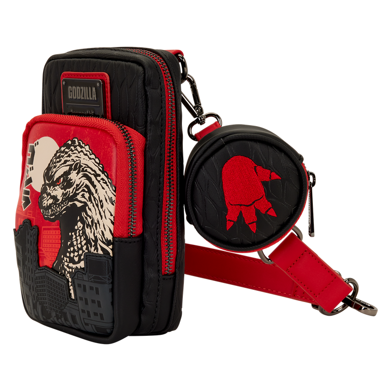 Load image into Gallery viewer, Loungefly Godzilla - Sling Crossbody Bag with Coin Bag
