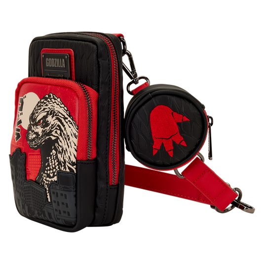 Loungefly Godzilla - Sling Crossbody Bag with Coin Bag