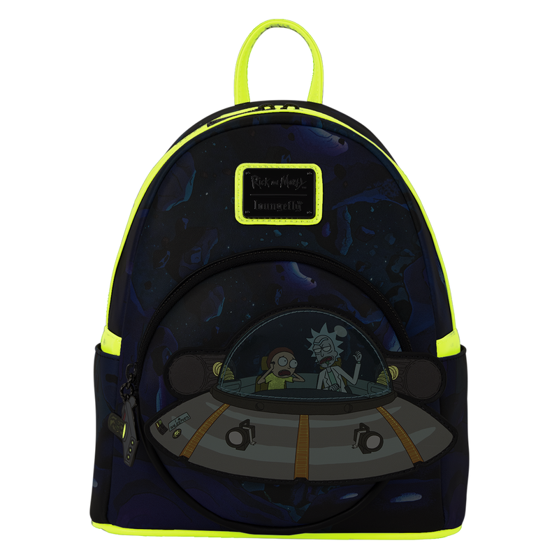 Cargue la imagen en el visor de la galería, Loungefly Rick &amp; Morty - Glow In the Dark Mini Backpack
