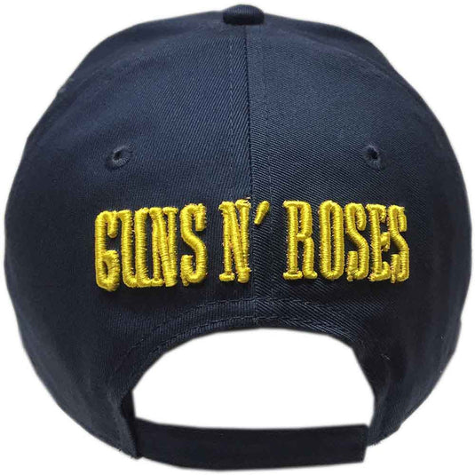 Guns N' Roses Circle Logo Navy Blue Baseball Hat