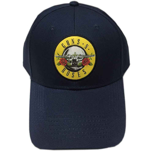 Guns N' Roses Circle Logo Navy Blue Baseball Hat
