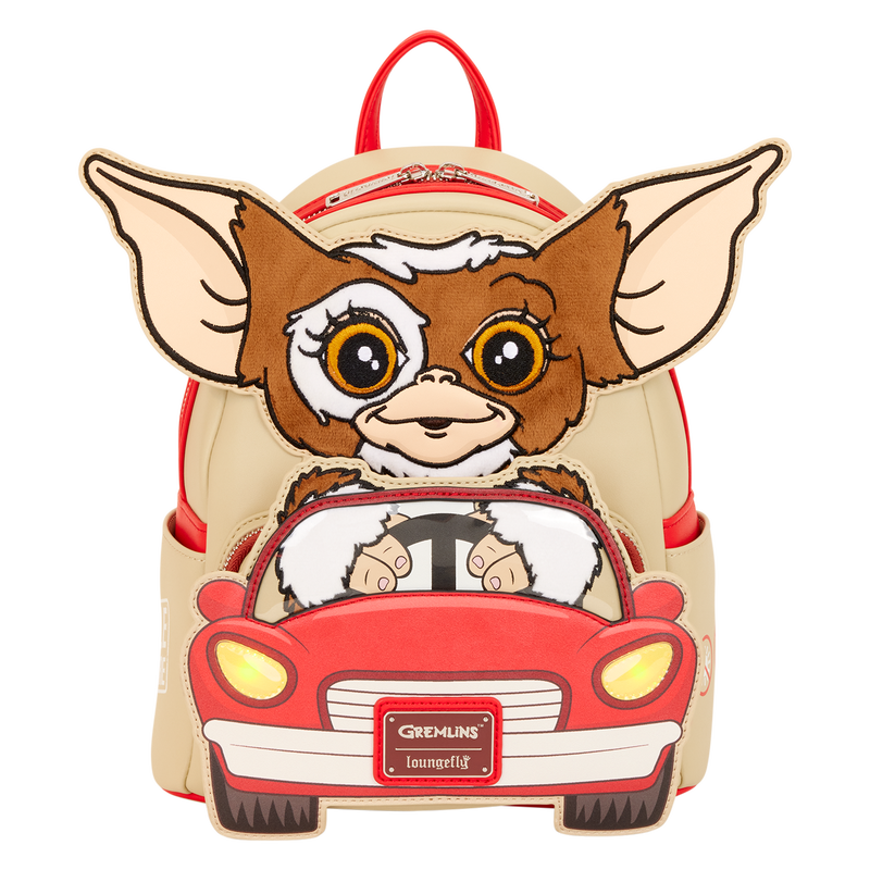 Load image into Gallery viewer, Loungefly Gremlins - Gremlins Gizmo Plush Light-Up Mini Backpack
