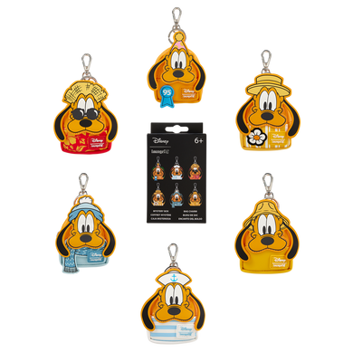 Loungefly Disney Pluto 95th Anniversary - Characters Mystery Mini 1pc Backpack Keychain