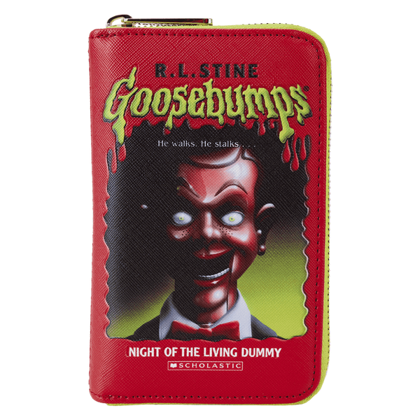 Goosebumps Slappy Book Cover Zip Around Wallet