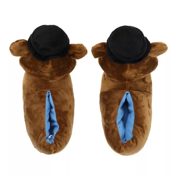 Cargue la imagen en el visor de la galería, Five Nights at Freddy&#39;s - 3D Freddy Head Youth Plush Slipper Socks
