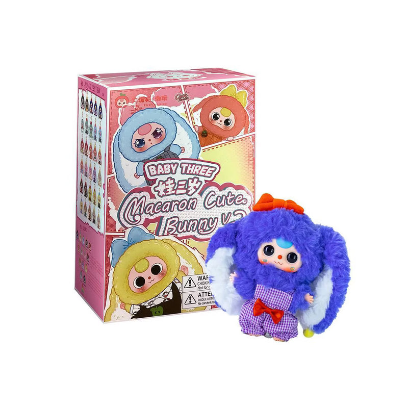 Cargue la imagen en el visor de la galería, Baby Three - Pastel Macaron Bunny V2 Baby Plush 1 Single Blind Box
