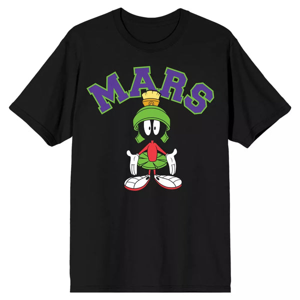 Looney Tunes - Marvin The Martian - Mars Pride Black T-shirt