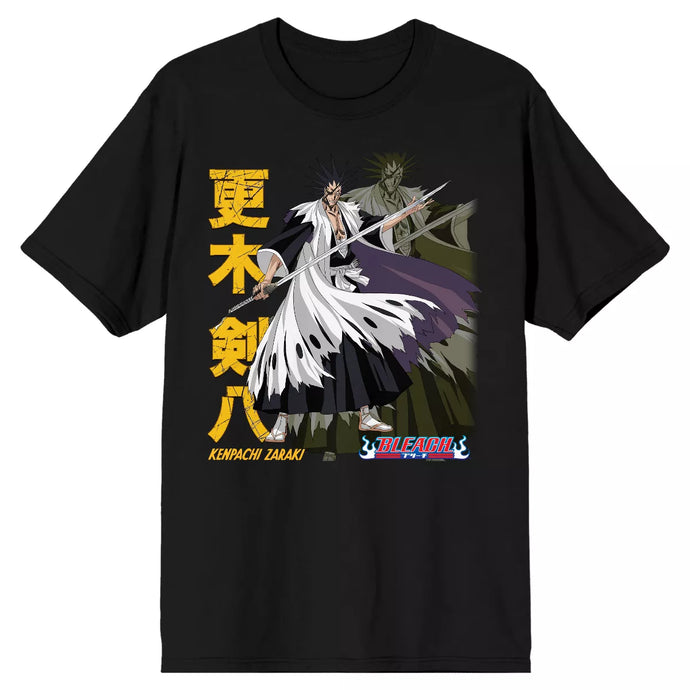 Bleach - Kenpachi Kanjo Logo Black Unisex Tee T-Shirt