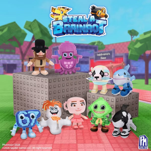 Load image into Gallery viewer, U.C.C. Distributing Steal A Brainrot - Collectible Stuffed Animal Plush 1pc Blind Box
