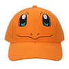 Bioworld Pokemon - Charmander Big Face Men's Orange Curved Bill Snapback Hat