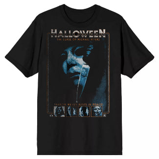 Cargue la imagen en el visor de la galería, Halloween 6: Camiseta de manga corta La maldición de Michael Myers
