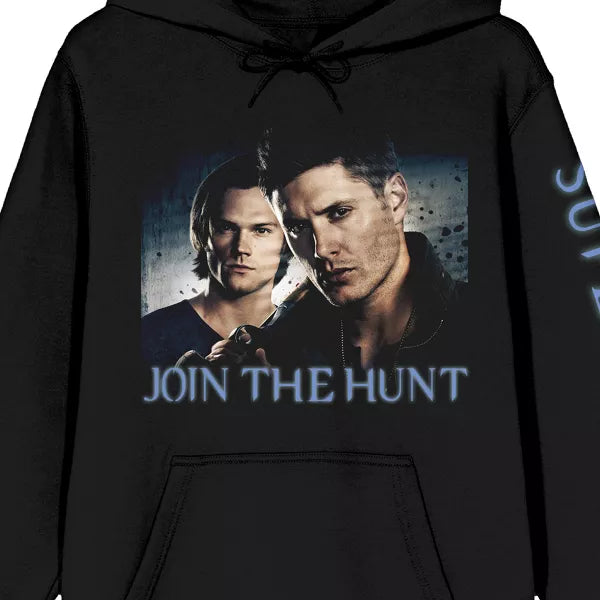 Cargue la imagen en el visor de la galería, Supernatural - Join the Hunt Adult Black Graphic Unisex Hoodie
