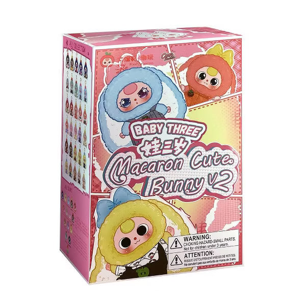 Cargue la imagen en el visor de la galería, Baby Three - Pastel Macaron Bunny V2 Baby Plush 1 Single Blind Box
