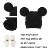 Bioworld DIsney Mickey Mouse Ears - 2-Piece Knit Beanie & Gloves Set