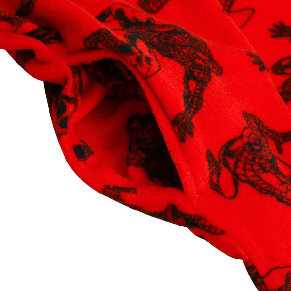 Cargue la imagen en el visor de la galería, Marvel Spider-Man All-Over Print Red Long Sleeve Wearable Oversize Hoodie
