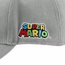 Super Mario Bros Mushroom Kingdom Woven Patch Cotton Twill Structured Hat