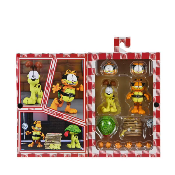 Load image into Gallery viewer, Teenage Mutant Ninja Turtles X Garfield -  Ultimate Garfello With Odie 7'' Scale Action Figure
