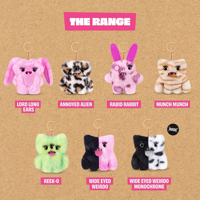 Load image into Gallery viewer, Zuru Fuggler -  Baby Baddies Keyring Charms 5" Series 1 Collectible 1Pc Plush
