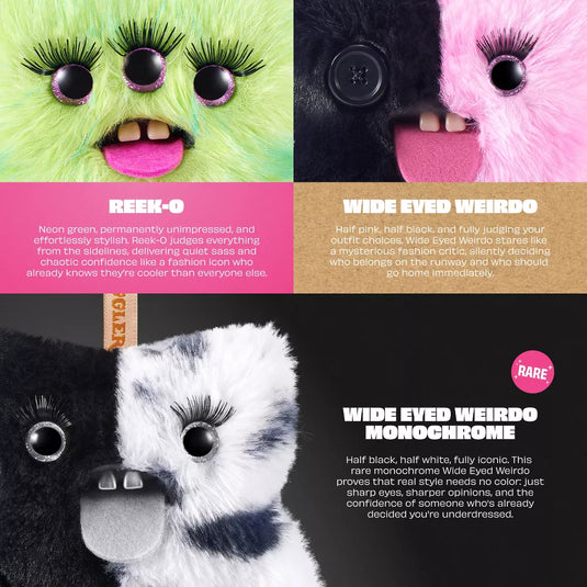 Zuru Fuggler -  Baby Baddies Keyring Charms 5" Series 1 Collectible 1Pc Plush