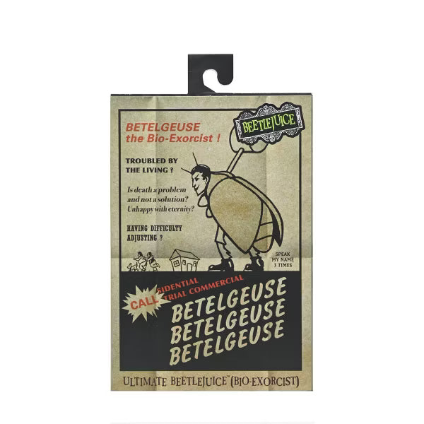 Cargue la imagen en el visor de la galería, Neca Beetlejuice 1988 - Ultimate Beetlejuice The Bio-Exorcist' Tour Guide 7″  Scale Action Figure
