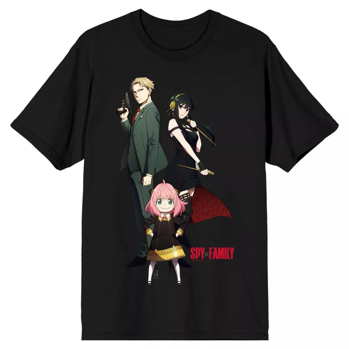 Spy x Family Loid- Yor con camiseta Golden Stilleto negra