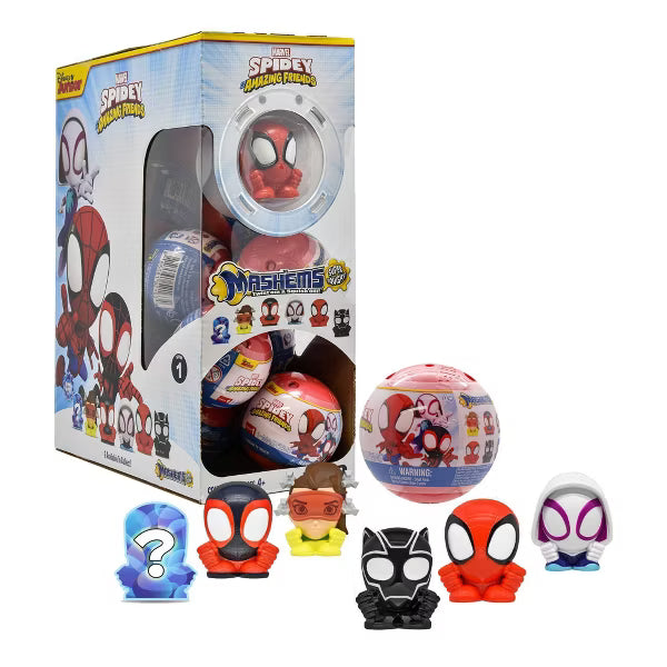 Load image into Gallery viewer, Marvel Mash'ems - Spidey &amp; His Amazing Friend 1Pc Blind Capsule
