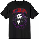 Jack Skellington Lighting T-shirt noir à col rond homme