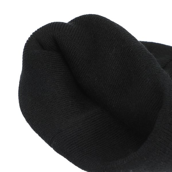 Load image into Gallery viewer, Bioworld One Piece Live Action - Jolly Roger Pirate Cuff Embroidery On Ribbed Black Acrylic Knit Cuff Beanie
