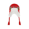 Bioworld Dr. Seuss - The Grinch Holiday Sweater Pattern Red Trapper Cuff Beanie