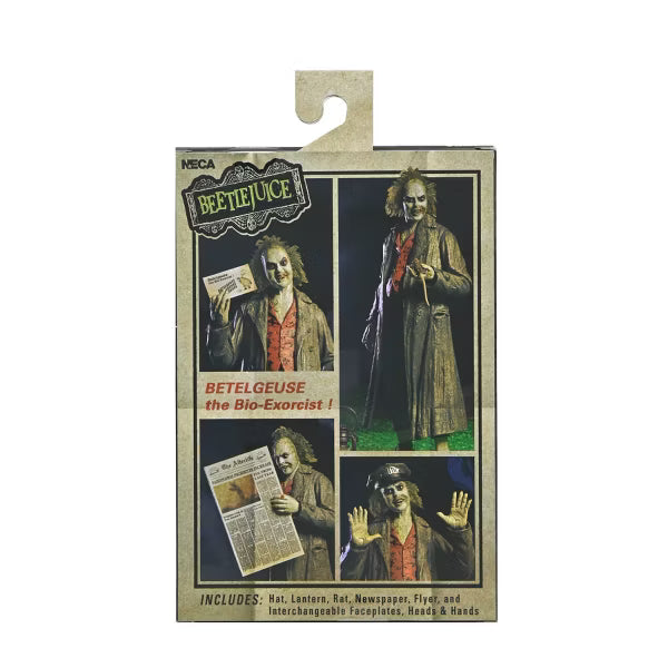 Cargue la imagen en el visor de la galería, Neca Beetlejuice 1988 - Ultimate Beetlejuice The Bio-Exorcist' Tour Guide 7″  Scale Action Figure
