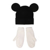 Bioworld DIsney Mickey Mouse Ears - 2-Piece Knit Beanie & Gloves Set