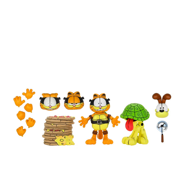 Load image into Gallery viewer, Teenage Mutant Ninja Turtles X Garfield -  Ultimate Garfello With Odie 7'' Scale Action Figure
