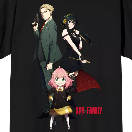 Spy x Family Loid- Yor con camiseta Golden Stilleto negra