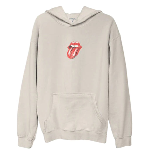 Goodie Two Sleeves Rolling Stones - Tongue Oversized Unisex Hoodie