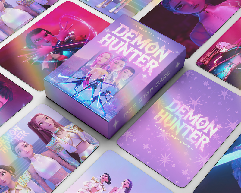 Load image into Gallery viewer, K-Pop Demon Hunters - Holographic Lomo Cards
