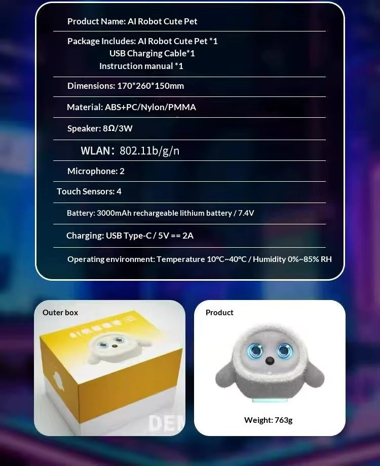 Load image into Gallery viewer, Cute Kbao Smart AI Desk Plush
