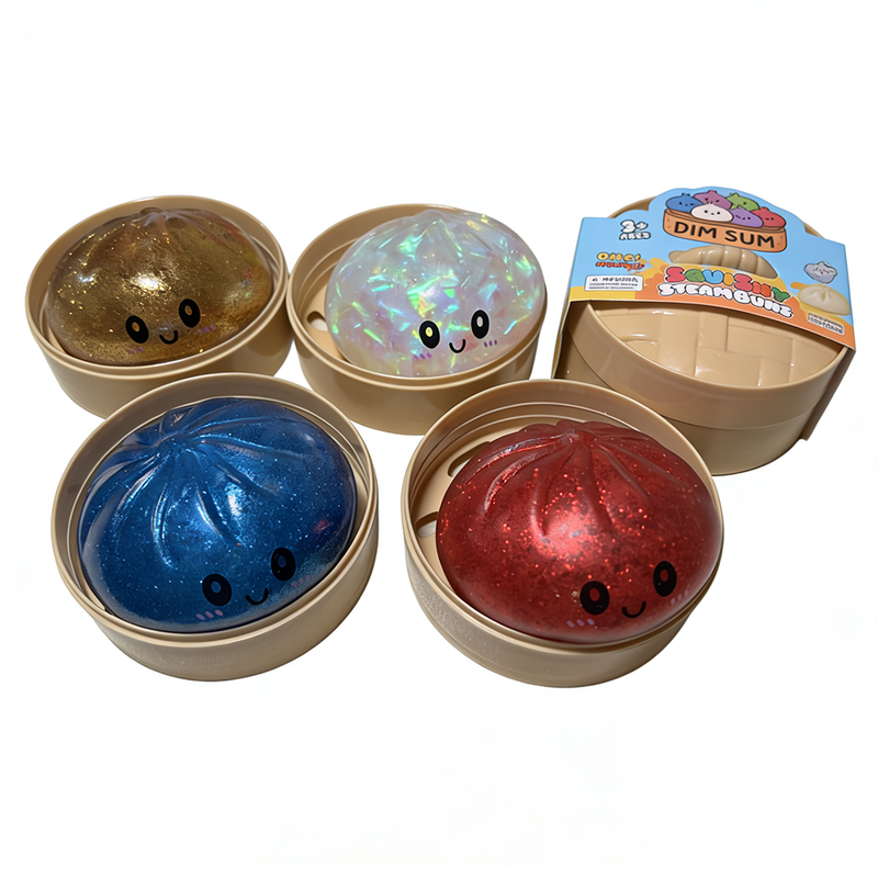 Load image into Gallery viewer, Squishy Dumpling Jumbo Steam Buns - Mystery 1Pc Sensory Fidget Toy

