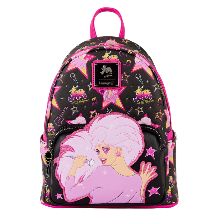 Loungefly Hasbro - Jem And The Holograms Glitter All-Over Print Mini Backpack