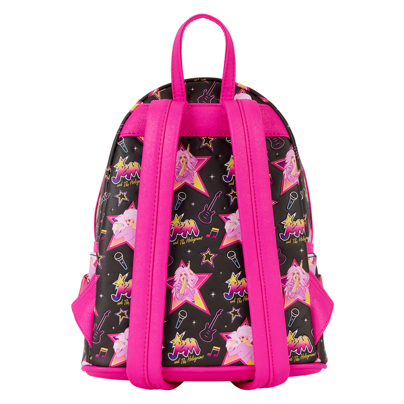 Load image into Gallery viewer, Loungefly Hasbro - Jem And The Holograms Glitter All-Over Print Mini Backpack

