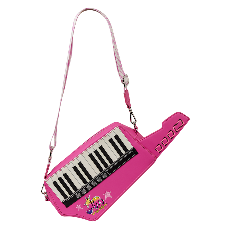 Chargez l&#39;image dans la visionneuse de la galerie, Loungefly Hasbro - Jem And The Holograms Figural Keytar Crossbody
