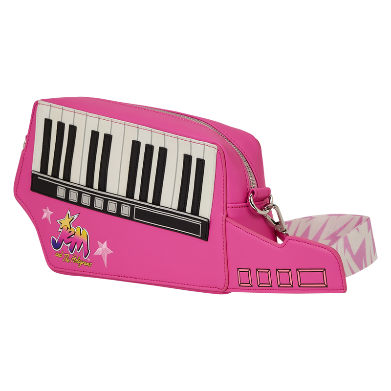 Chargez l&#39;image dans la visionneuse de la galerie, Loungefly Hasbro - Jem And The Holograms Figural Keytar Crossbody

