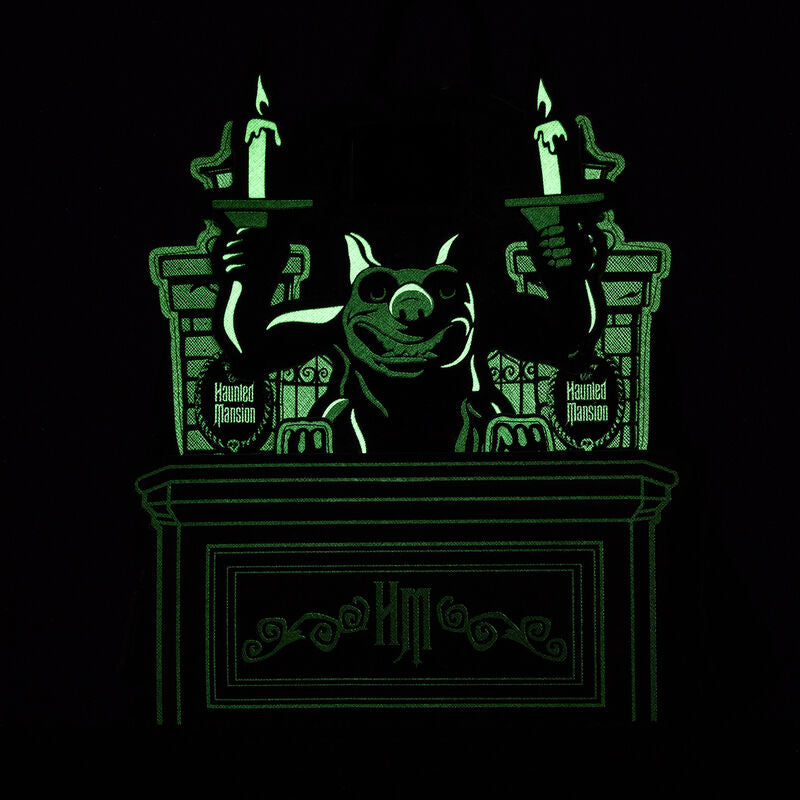 Load image into Gallery viewer, Loungefly Disney: The Haunted Mansion Gargoyle Wallpaper Light Up Glow Mini Backpack
