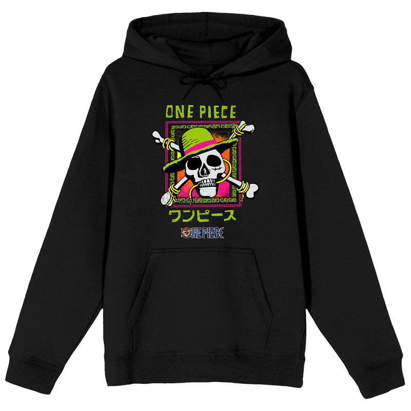 Chargez l&#39;image dans la visionneuse de la galerie, One Piece - Live Action Straw Hat Adult Black Graphic Unisex Hoodie

