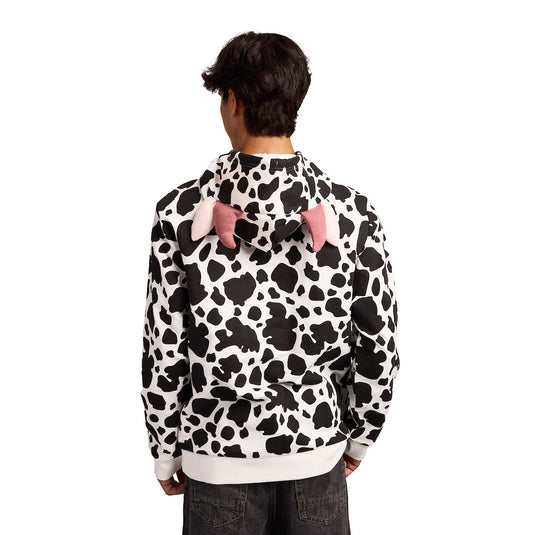 Bioworld Cow - Men's Cosplay Zip Hoodie