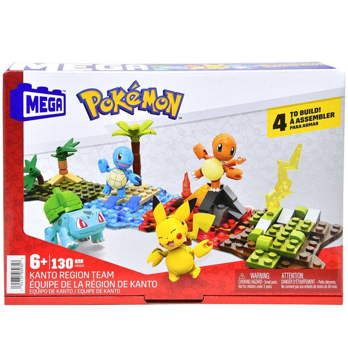 Mega Construx Pokemon Kanto Region Team