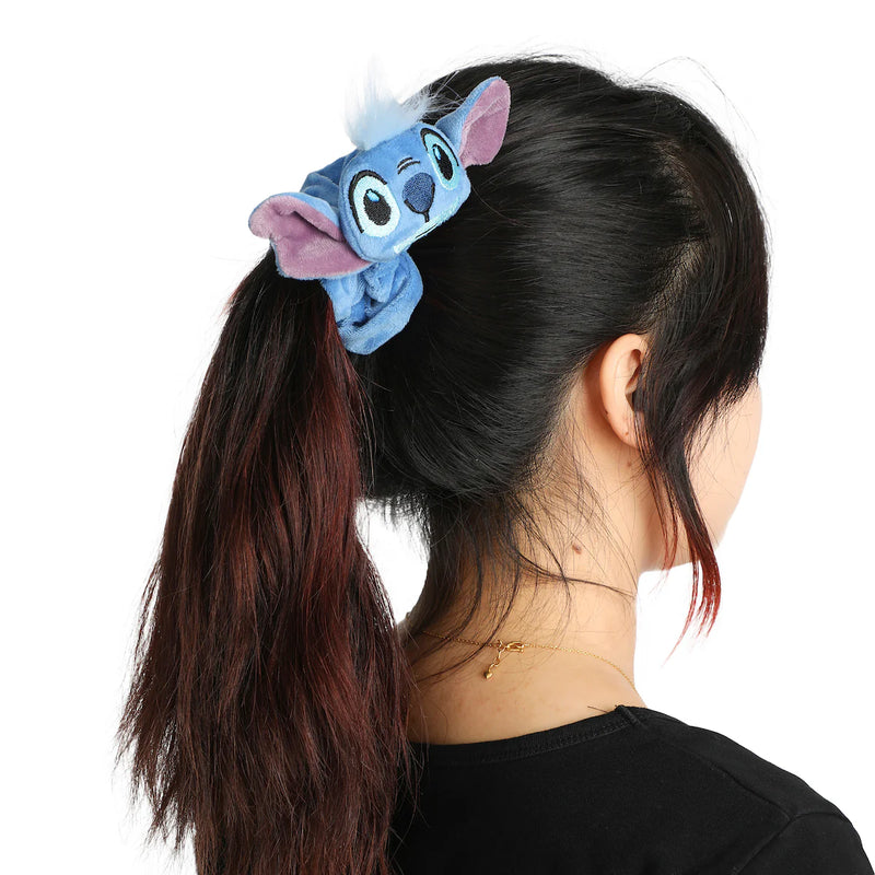 Load image into Gallery viewer, Disney: Lilo &amp; Stitch - Stitch &amp; Angel 3 Piece Printed Fabric Hair Scrunchie Set
