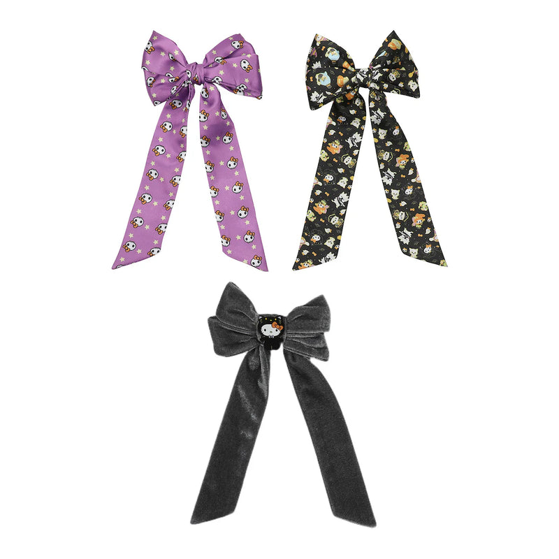 Load image into Gallery viewer, Hello Kitty &amp; Friends - Halloween 3 Piece Hair Bow Clips Set
